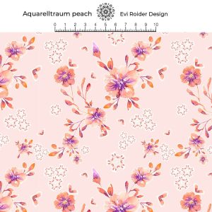 Lillestoff Aquarelltraum Peach