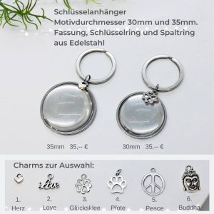 Edelstahl Schlüsselanhänger