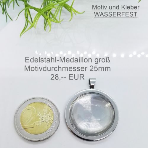 Medaillon Groß mit Größenreferenz